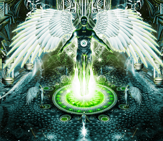 Blanket - Archangel Blue Green Large